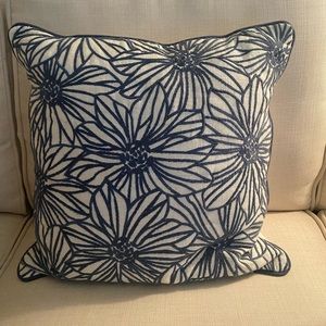 Target Threshold Blue and White Throw Pillow